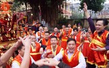 Tưng bừng trẩy hội rước pháo Đồng Kỵ - Bắc Ninh